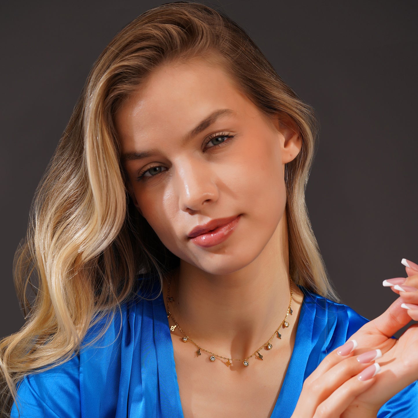 Aanura Delicate Charm Drop Adjustable Necklace