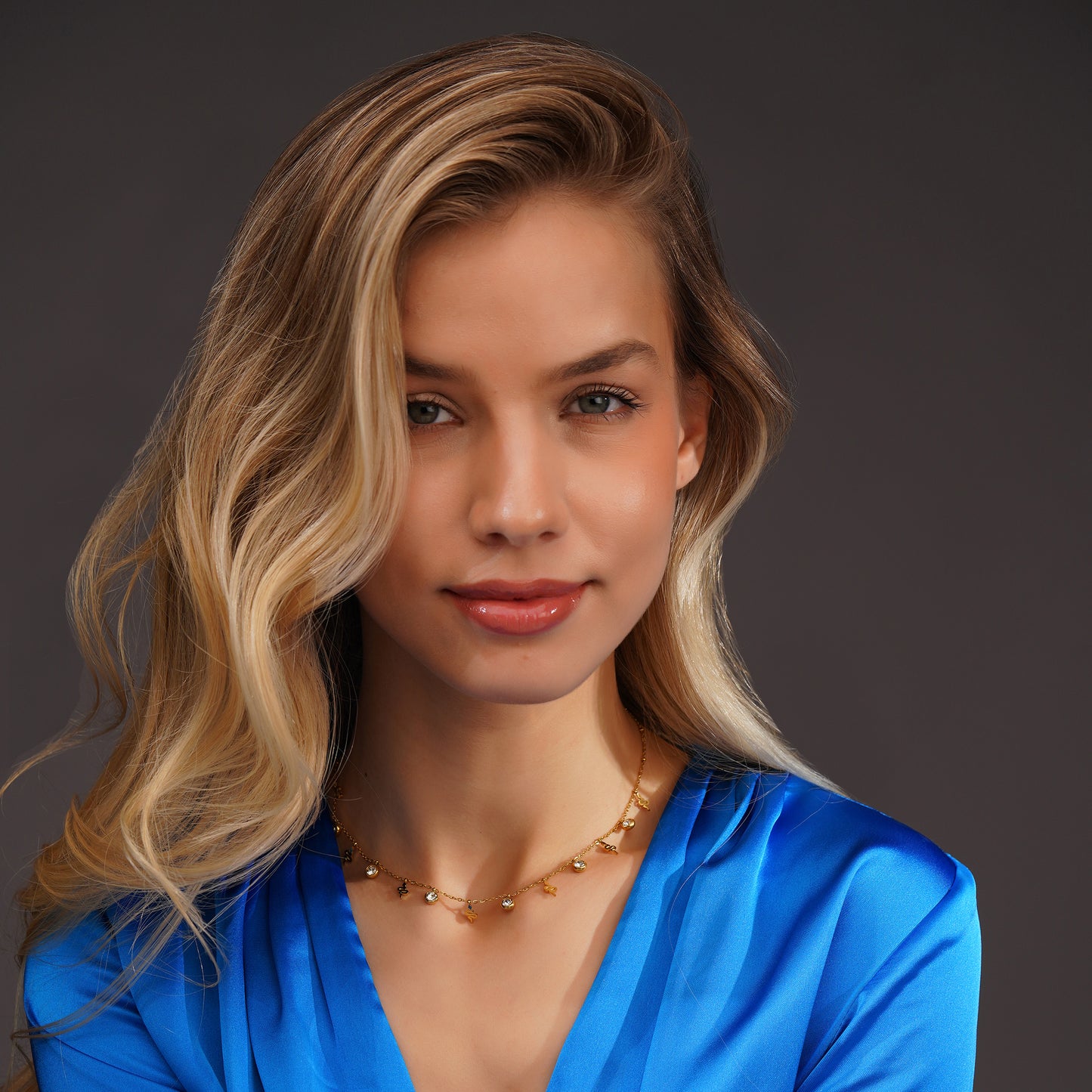 Aanura Delicate Charm Drop Adjustable Necklace