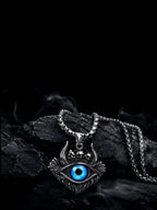 Aanura Men's Evil Eye Pendant Necklace