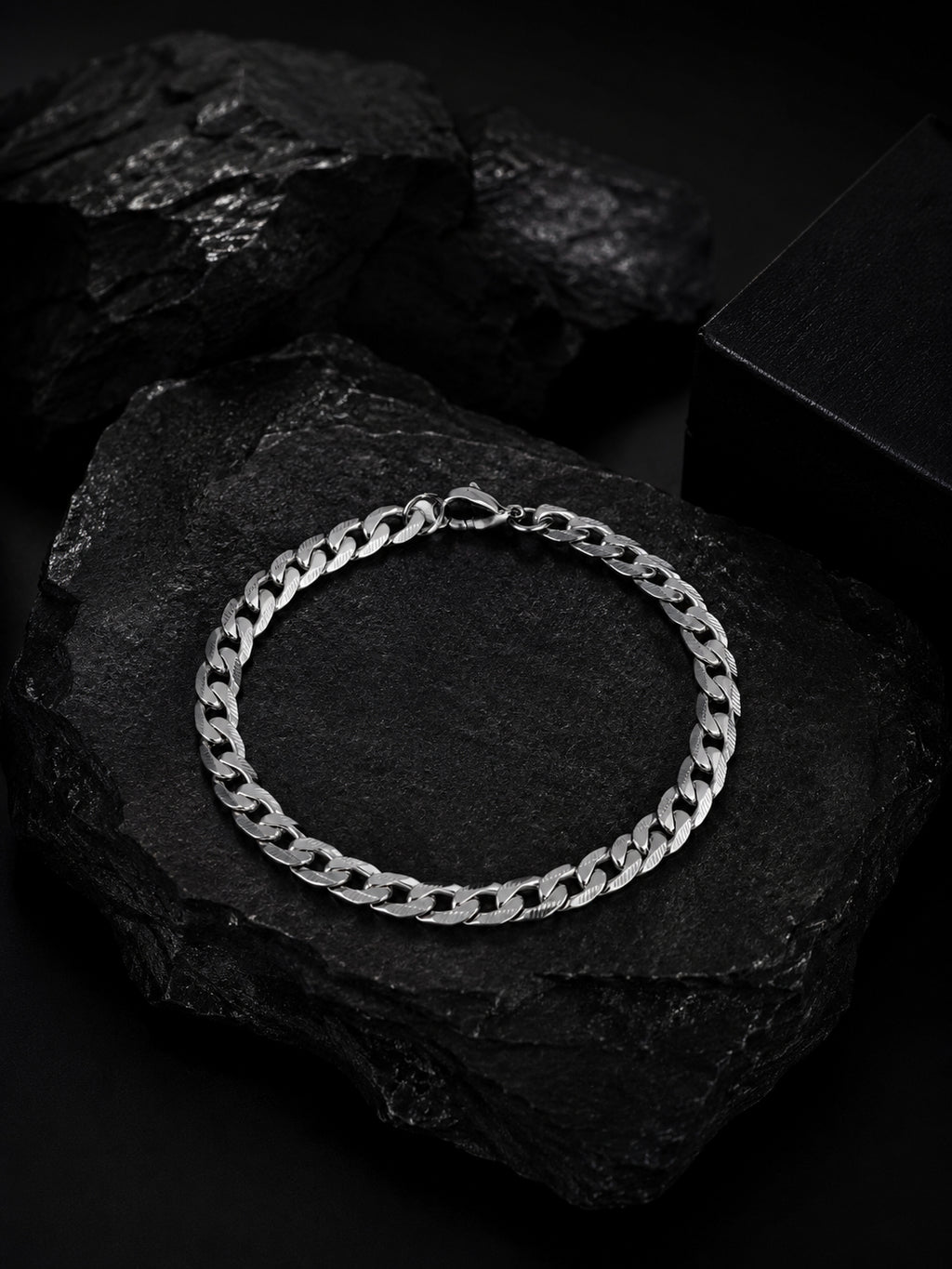 Rhodium Plating Anti Tarnish Waterproof Slim Bracelet