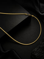 18K Gold Plated Anti Tarnish Waterproof Snake Chain