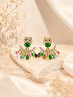 Aanura Multicolor Panther Drop Earrings