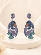 Arinya Multicolor Parrot Dangle Earrings