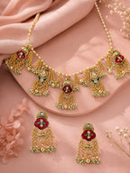 Aanura Heritage Layered Tassel Necklace Set