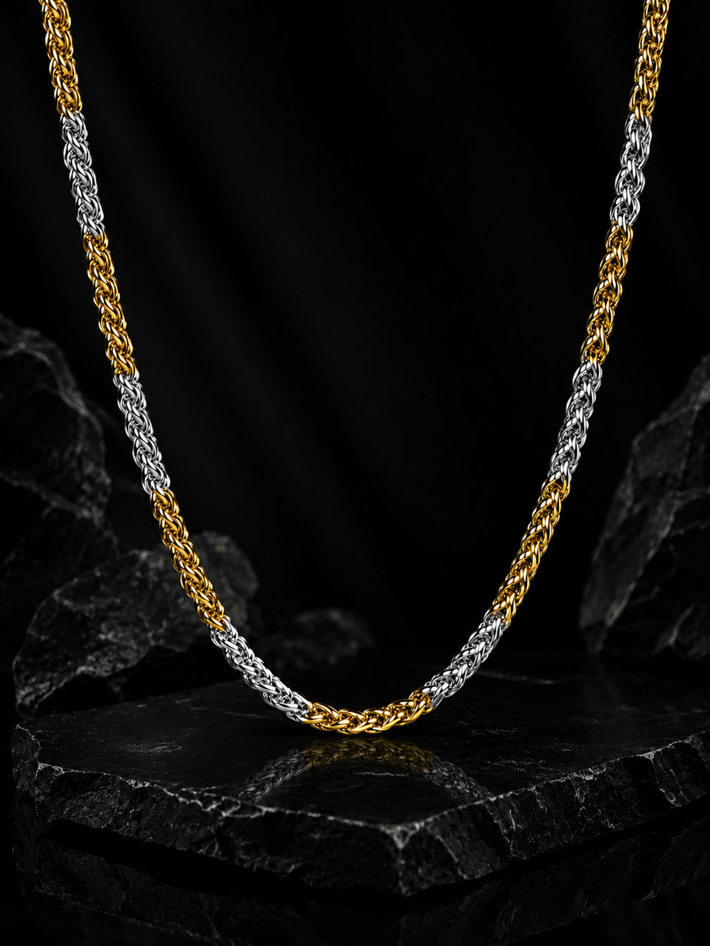 Aanura Two-Tone Men’s Chain