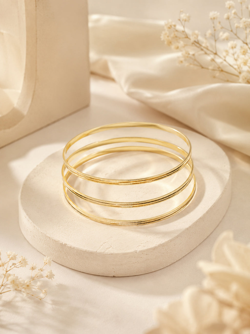 Aanura Classic Slim Line Slip-On Bracelet Set
