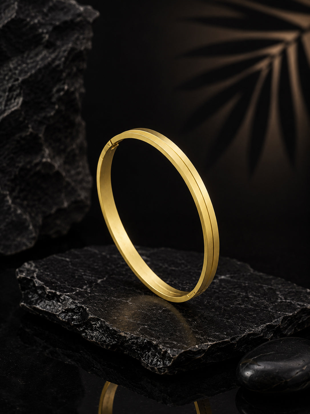 18K Gold Minimal Anti-Tarnish Waterproof Kada Bracelet