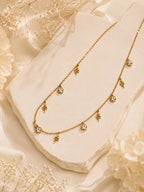 Aanura Delicate Charm Drop Adjustable Necklace