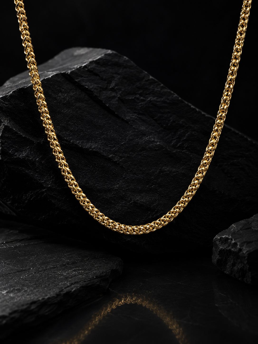 Aanura Men's Gold-Plated Chain