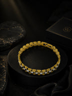 18K Gold Plated Anti Tarnish Waterproof Tile Bracelet