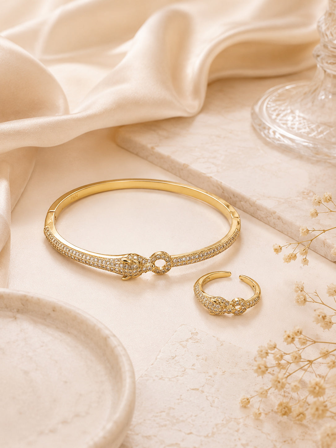 Elegant Crystal Charm Bracelet for Women
