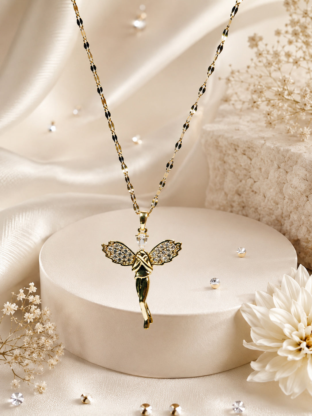 Aanura Fairy Wing Pendant Necklace