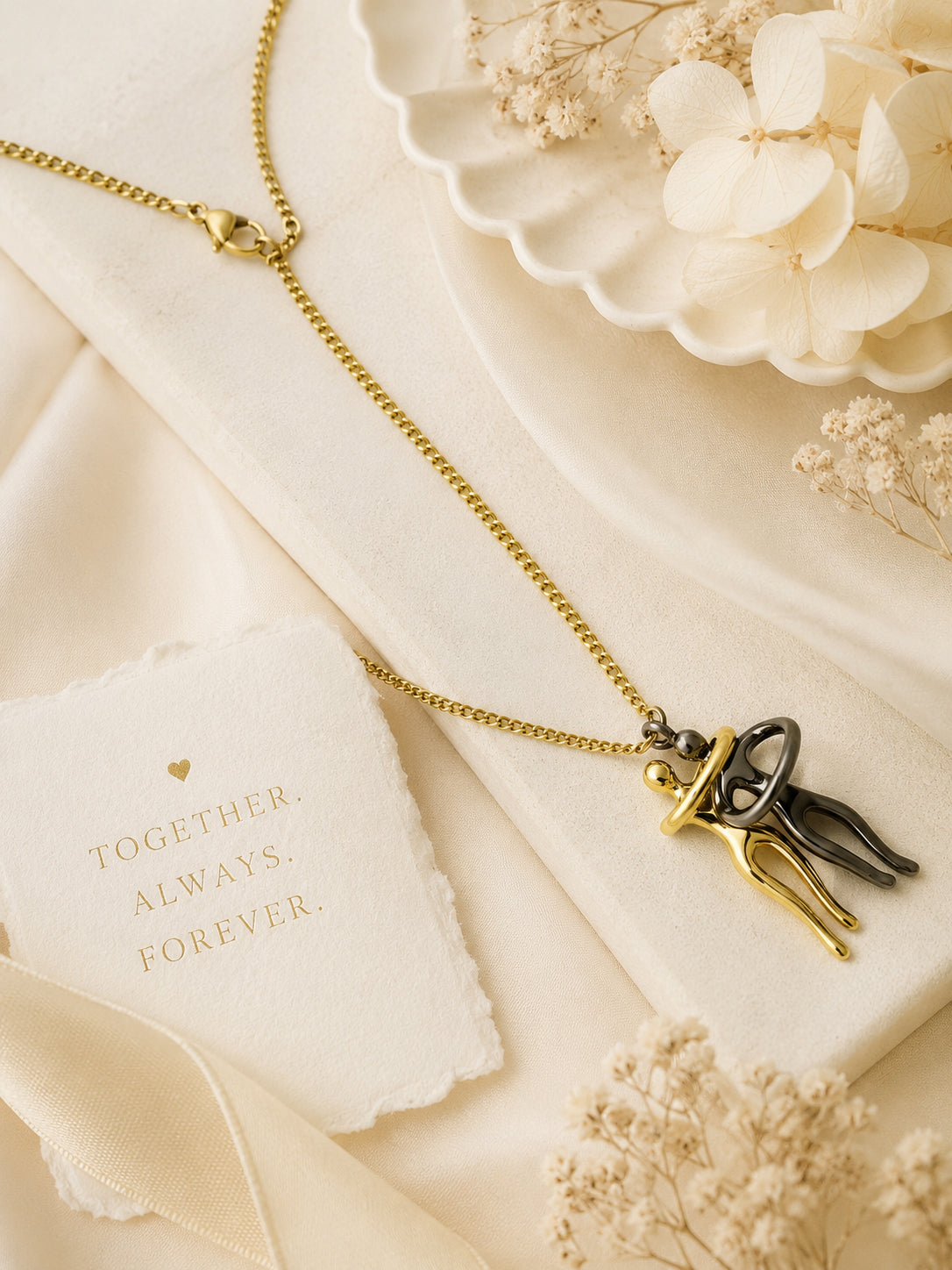 18K Gold Plated Anti Tarnish Waterproof Hand Necklace