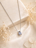 Aanura Classic Solitaire Pendant Necklace