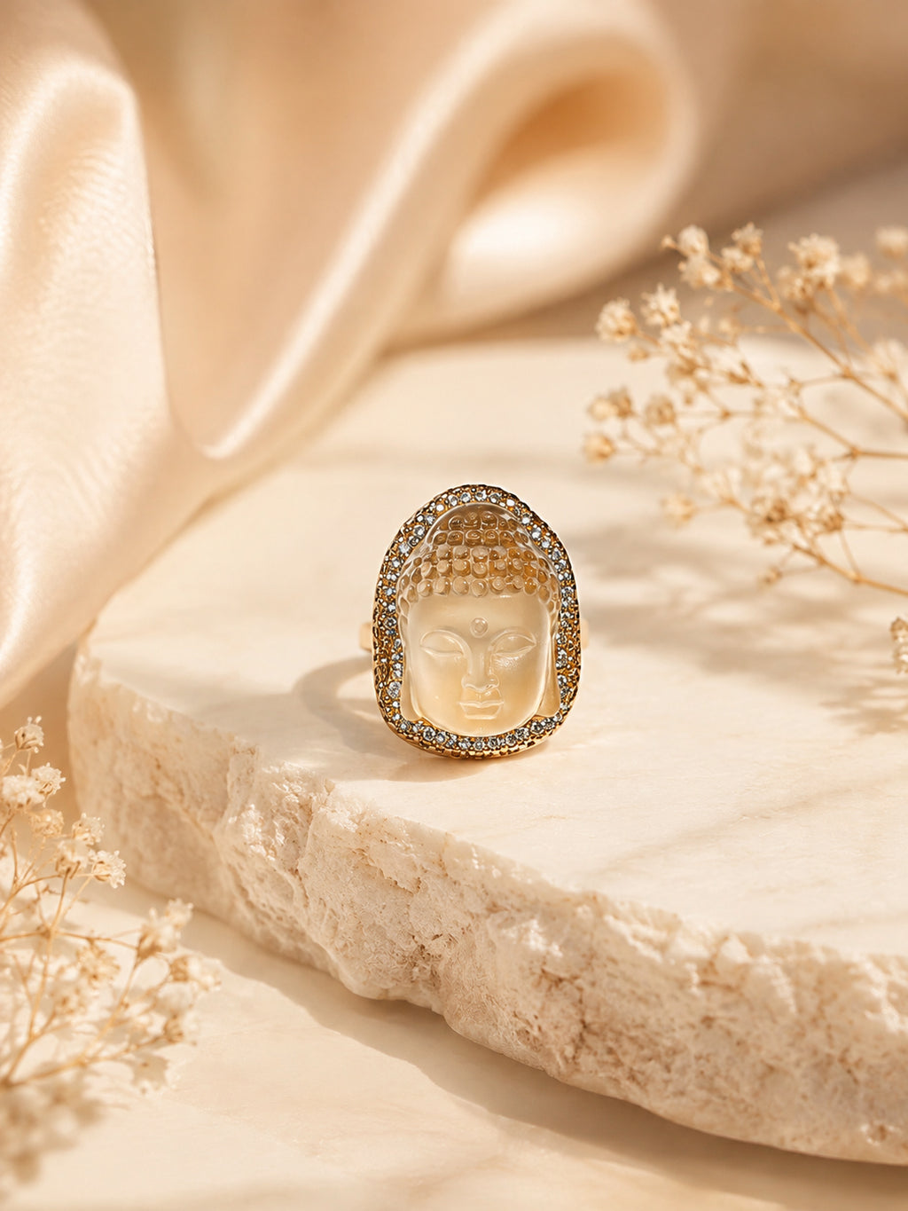 18K Gold Plated Luxe Dome Anti-Tarnish Waterproof Ring