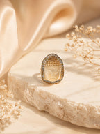 18K Gold Plated Luxe Dome Anti-Tarnish Waterproof Ring