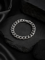 Rhodium Plating Anti Tarnish Waterproof C-Link Bracelet