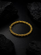 18K Gold Plated Anti Tarnish Waterproof Rope Bracelet