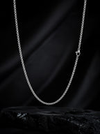 Rhodium Plating Anti Tarnish Waterproof Anchor Chain