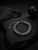 Rhodium Plating Anti Tarnish Waterproof Ladder Bracelet