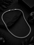 Rhodium Plating Anti Tarnish Waterproof Mesh Chain