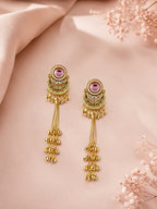 Aanura Gold Plated Chandrika Drop Earrings