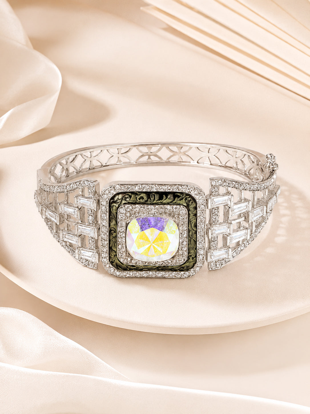 Aanura Prism Aura Silver Bracelet