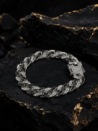 Rhodium Plating Anti Tarnish Waterproof Iced Bracelet