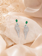 Aanura Panther Stone Studded Earrings
