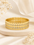 Aanura Gold Crystal Dot Bracelet