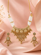 Aanura Gold Plated Heritage Necklace Set