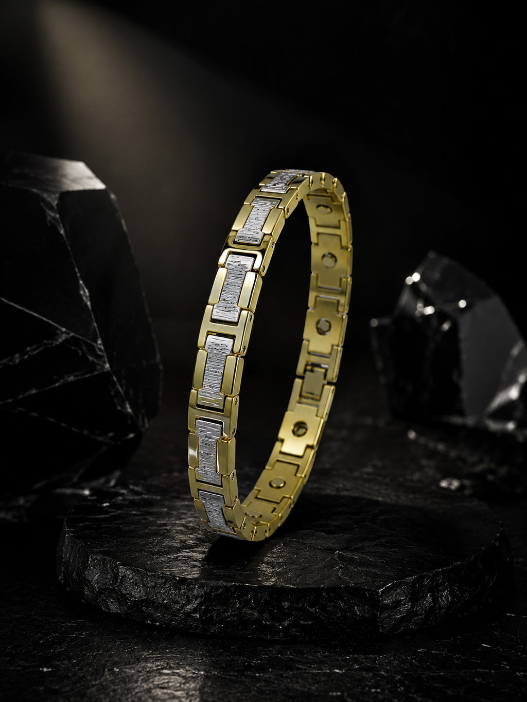 18K Gold Plated Anti Tarnish Waterproof Panel Bracelet