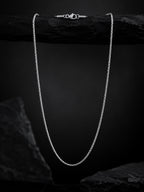 Rhodium Plating Anti Tarnish Waterproof Slim Chain