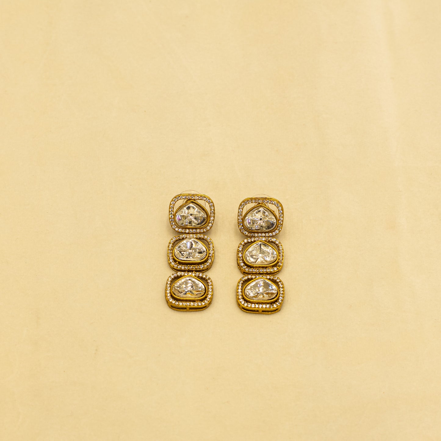 Aanura Kundan Necklace with Pink Stone Heritage Pendant