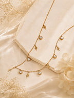 Aanura Delicate Charm Drop Adjustable Necklace