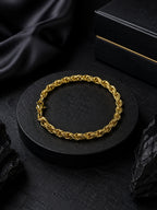 18K Gold Plated Anti Tarnish Waterproof Rope Bracelet