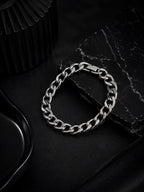 Rhodium Plating Anti Tarnish Waterproof C-Link Bracelet