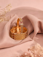 Aanura Gold Plated Minimal Heritage Bangle