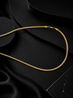 18K Gold Plated Anti Tarnish Waterproof Snake Chain