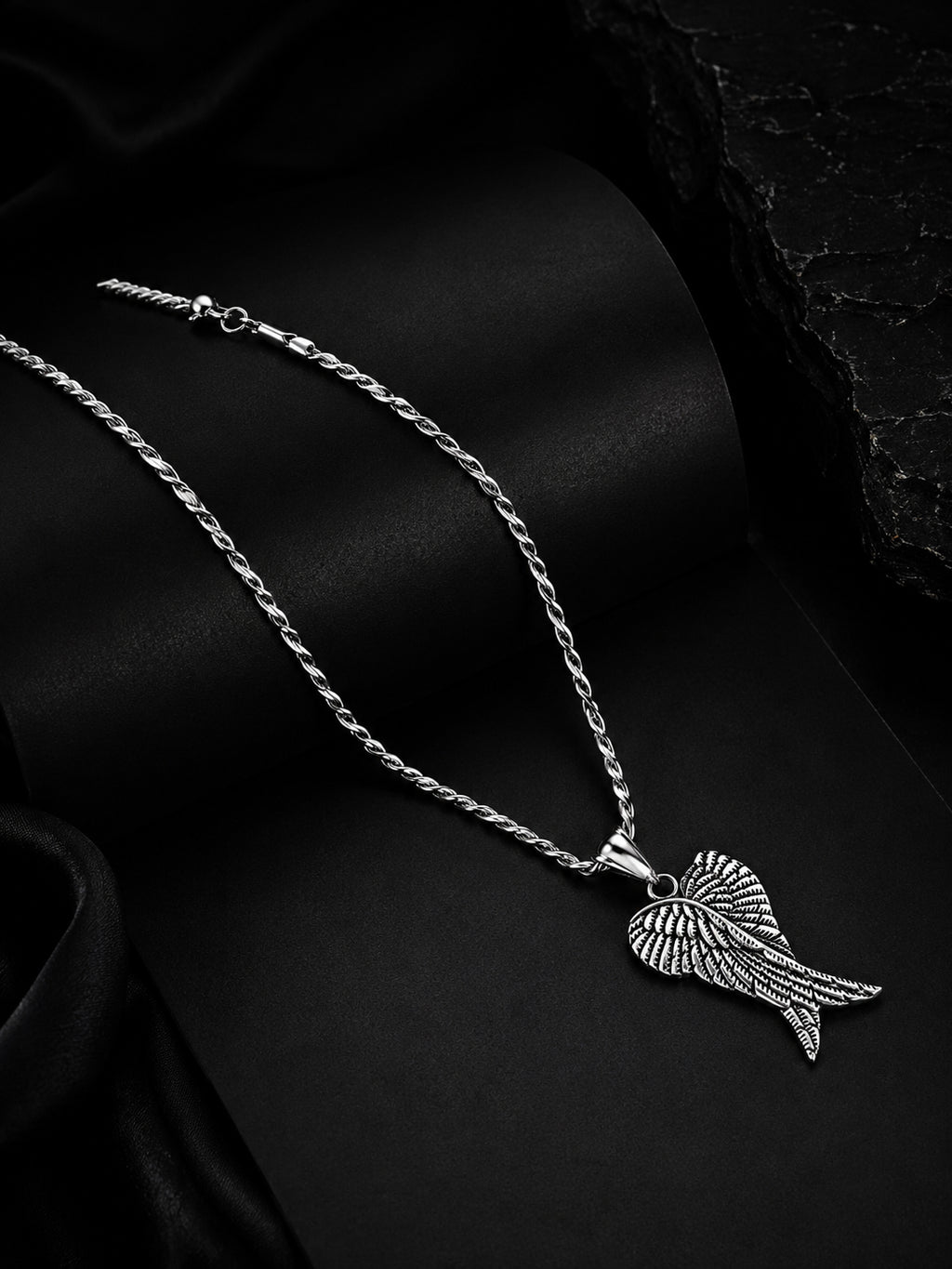 Rhodium Plating Anti Tarnish Waterproof Leaf Chain