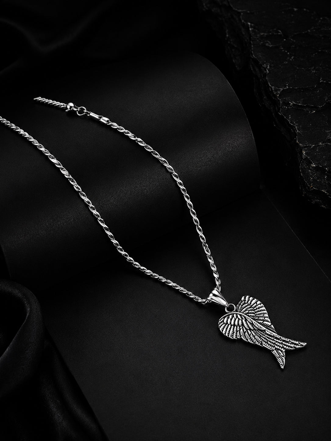 Rhodium Plating Anti Tarnish Waterproof Leaf Chain