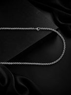 Rhodium Plating Anti Tarnish Waterproof Anchor Chain