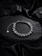 Rhodium Plating Anti Tarnish Waterproof Ladder Bracelet