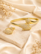 Aanura Elegant Gold Plated Adjustable Bracelet