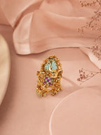 Aanura Regal Peacock Adjustable Statement Ring