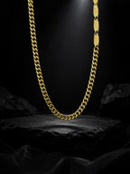 18K Gold Plated Anti Tarnish Waterproof ID Chain