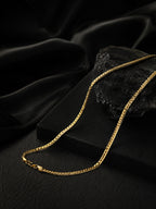 18K Gold Plated Patterned Anti-Tarnish Waterproof Chain