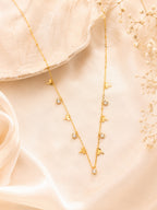 18K Gold Plated Bird Charm Crystal Necklace