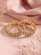 Aanura Classic Stone-Set Gold Plated Bracelet