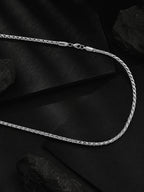 Rhodium Plating Anti Tarnish Waterproof Rope Chain